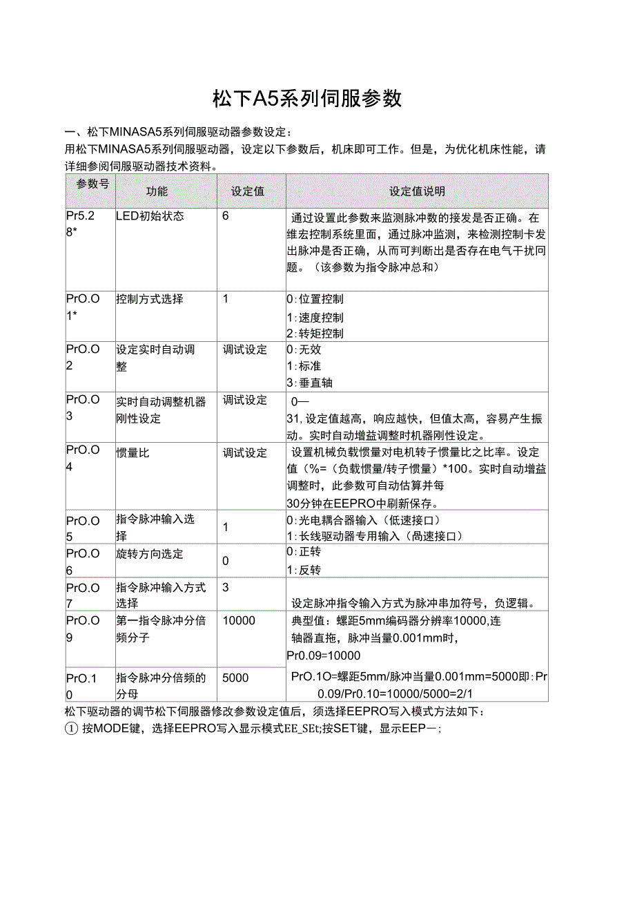 A伺服参数设置_第1页