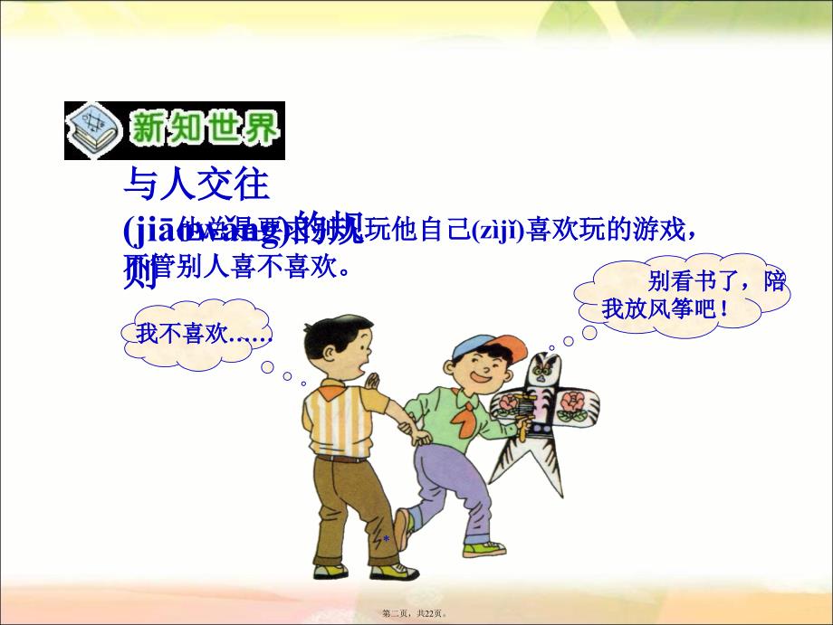 人教版小学六年级下册品德与生活《学会和谐相处课件》优秀课件讲课稿_第2页