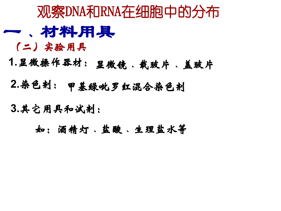 人教版教学课件DNA和RNA细胞中的分布PPT文档资料_第3页