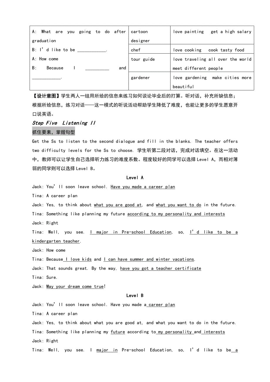 职业英语教学设计比赛教案一等奖获奖futurelifetraffic听说课_第5页