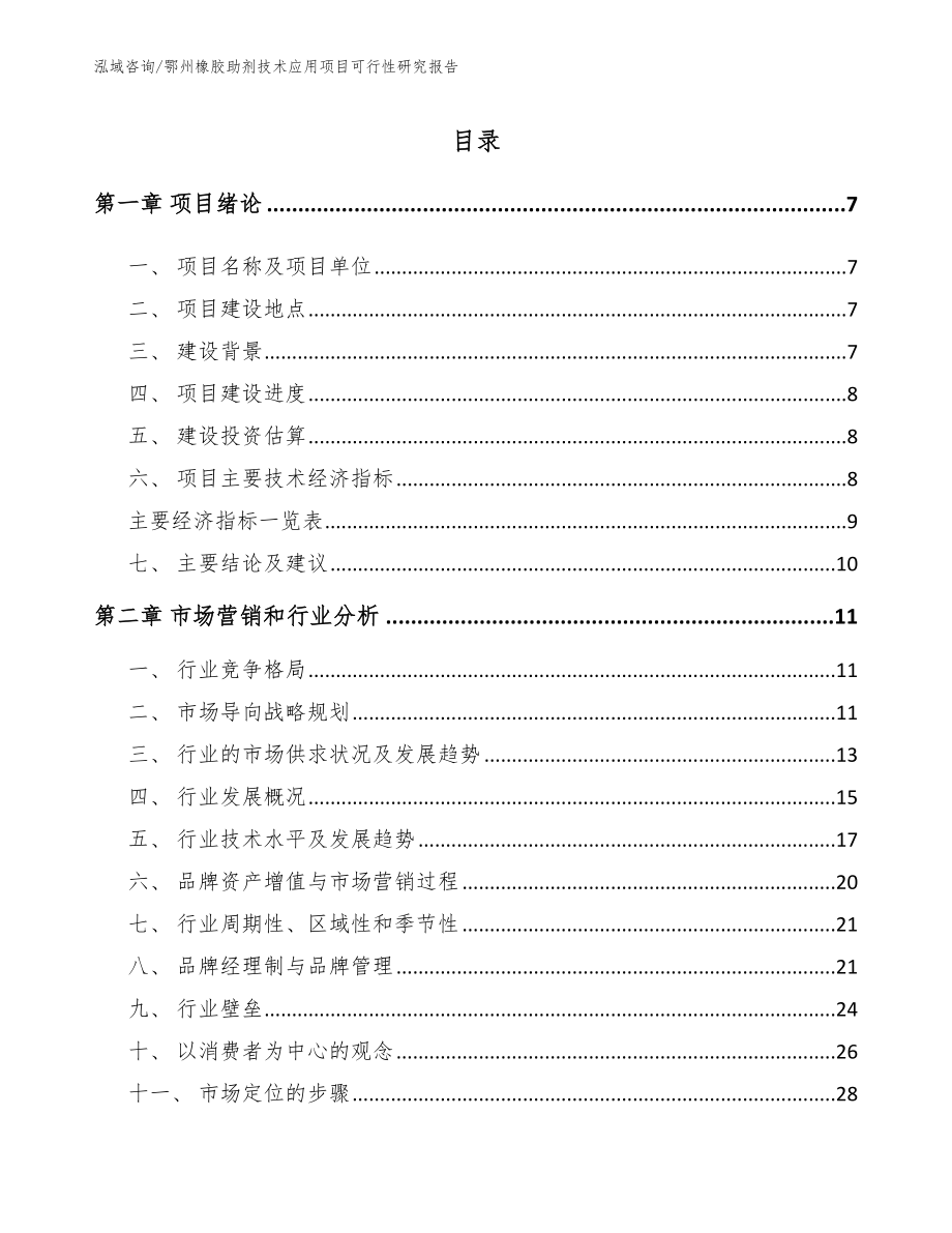 鄂州橡胶助剂技术应用项目可行性研究报告_第2页