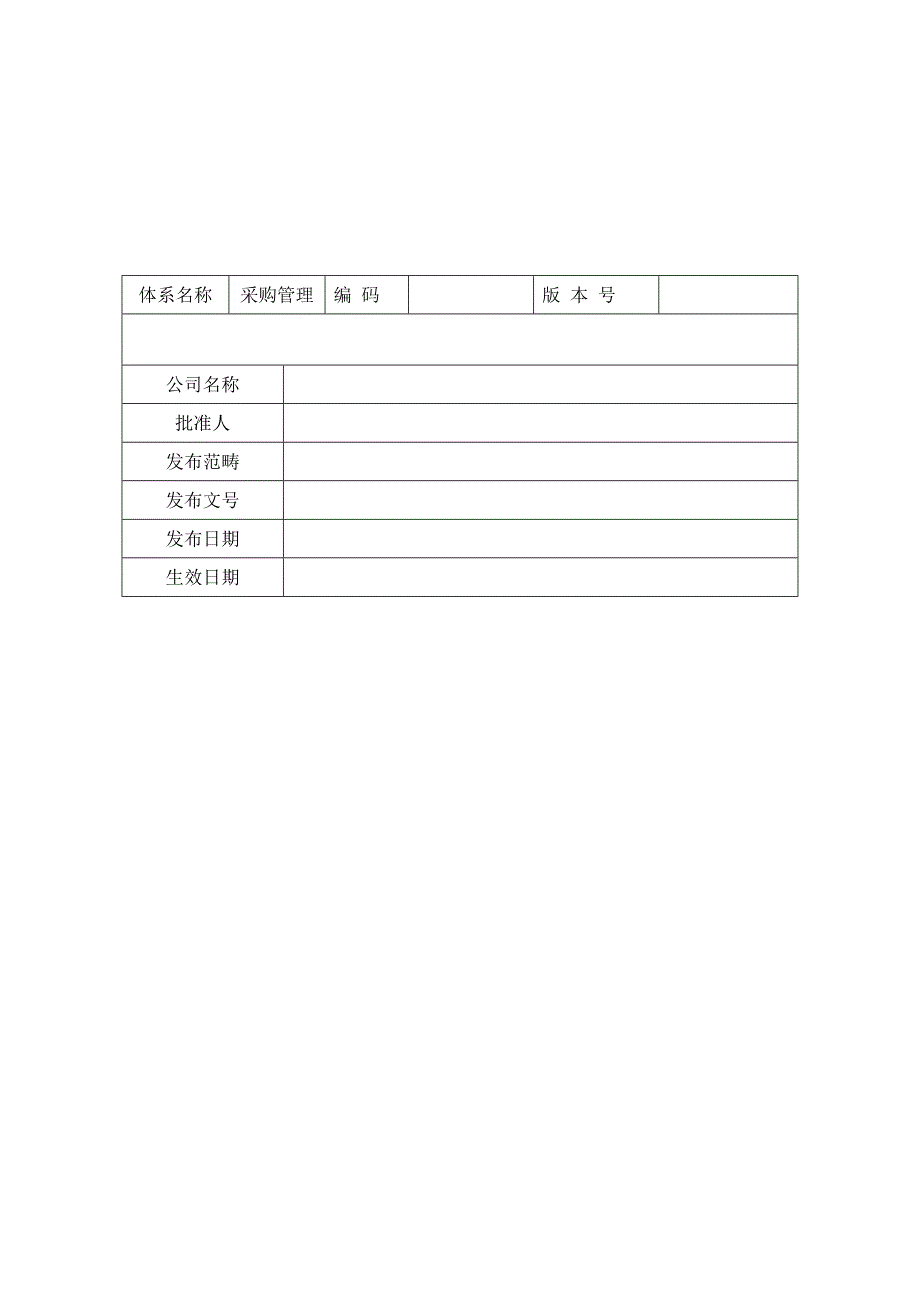 采购内控管理标准细则_第1页