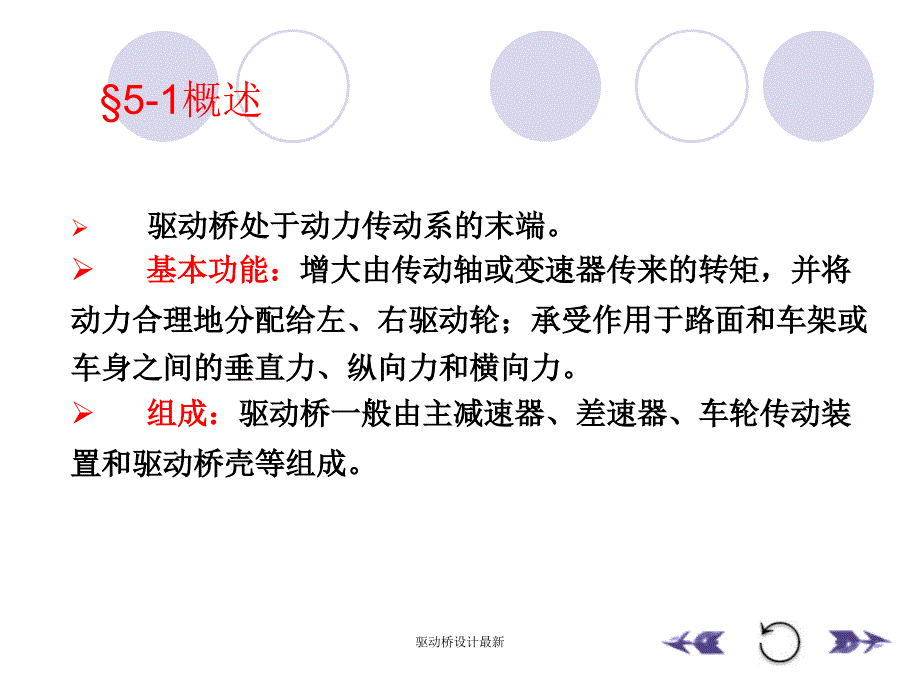 驱动桥设计最新课件_第4页