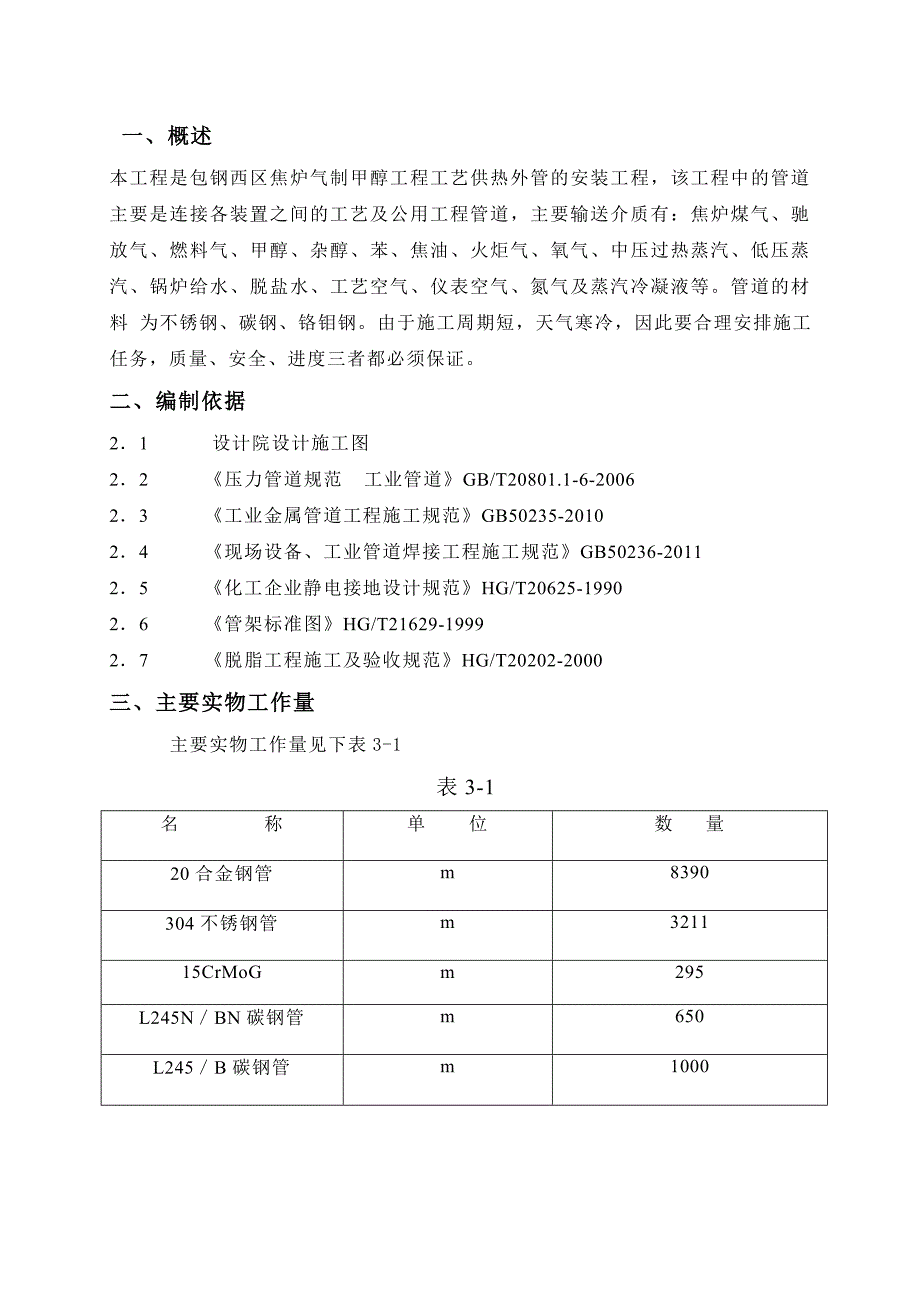 e管道安装施工方案_第1页