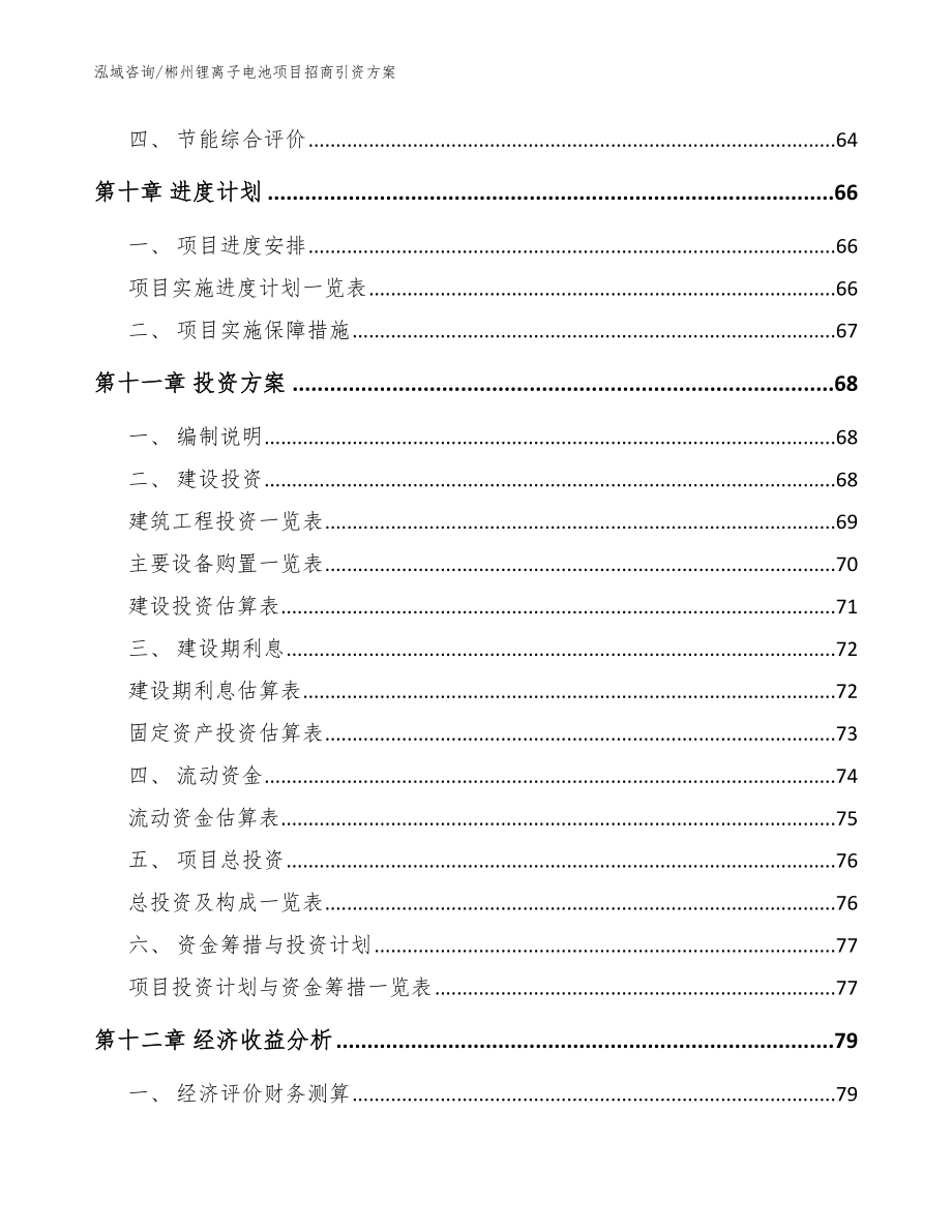 郴州锂离子电池项目招商引资方案_模板_第4页