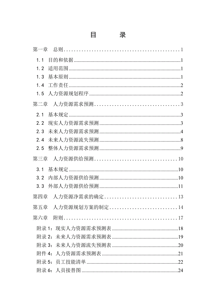 某某咨询公司人力资源规划制度_第2页