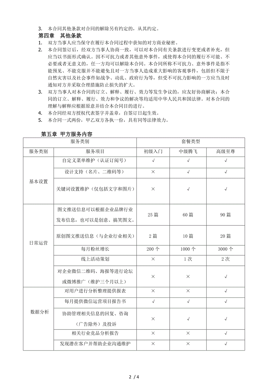 微信公众平台托管代运营协议_第2页