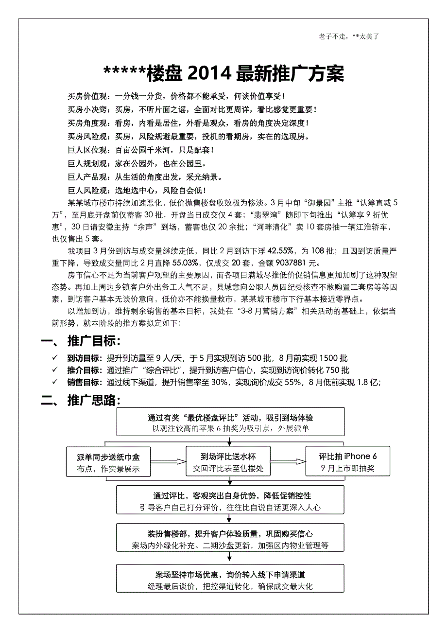 楼盘最新推广方案.doc_第1页