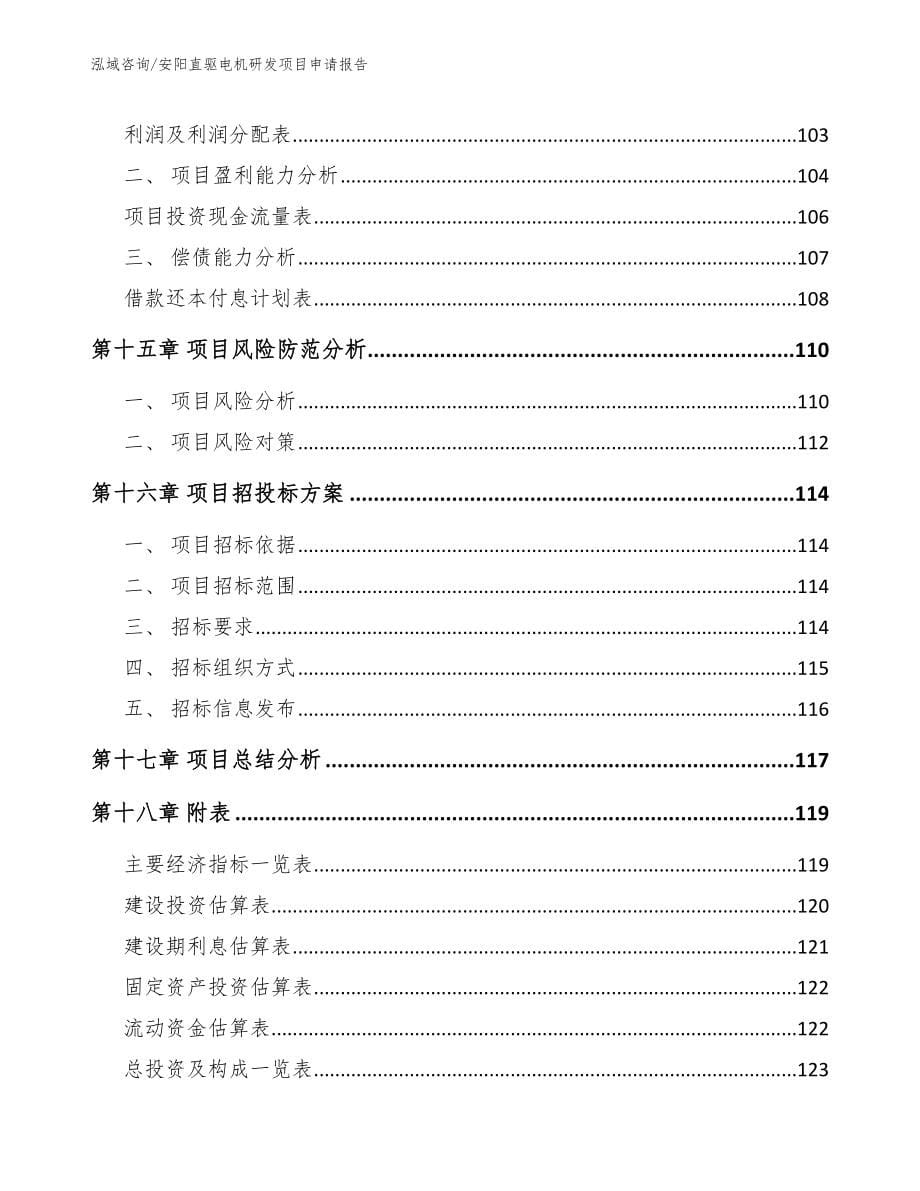 安阳直驱电机研发项目申请报告_第5页