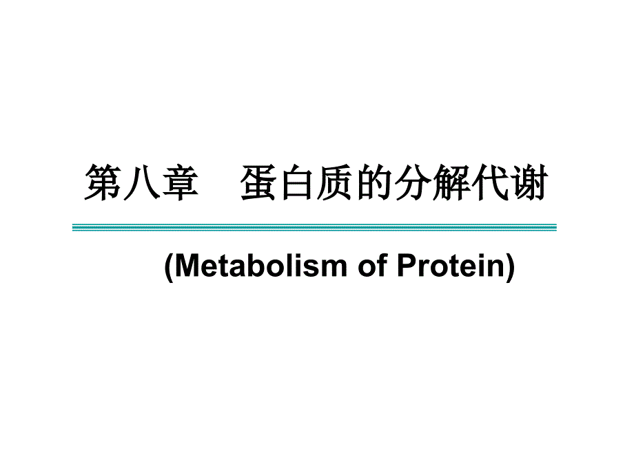 第八章蛋白质代谢_第2页