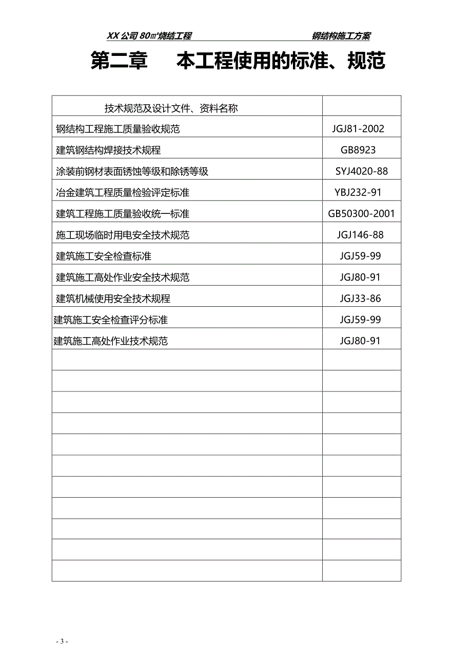 钢结构安装施工方案及允许偏差表格.doc_第5页