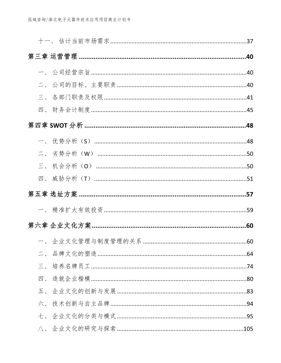 淮北电子元器件技术应用项目商业计划书_第2页