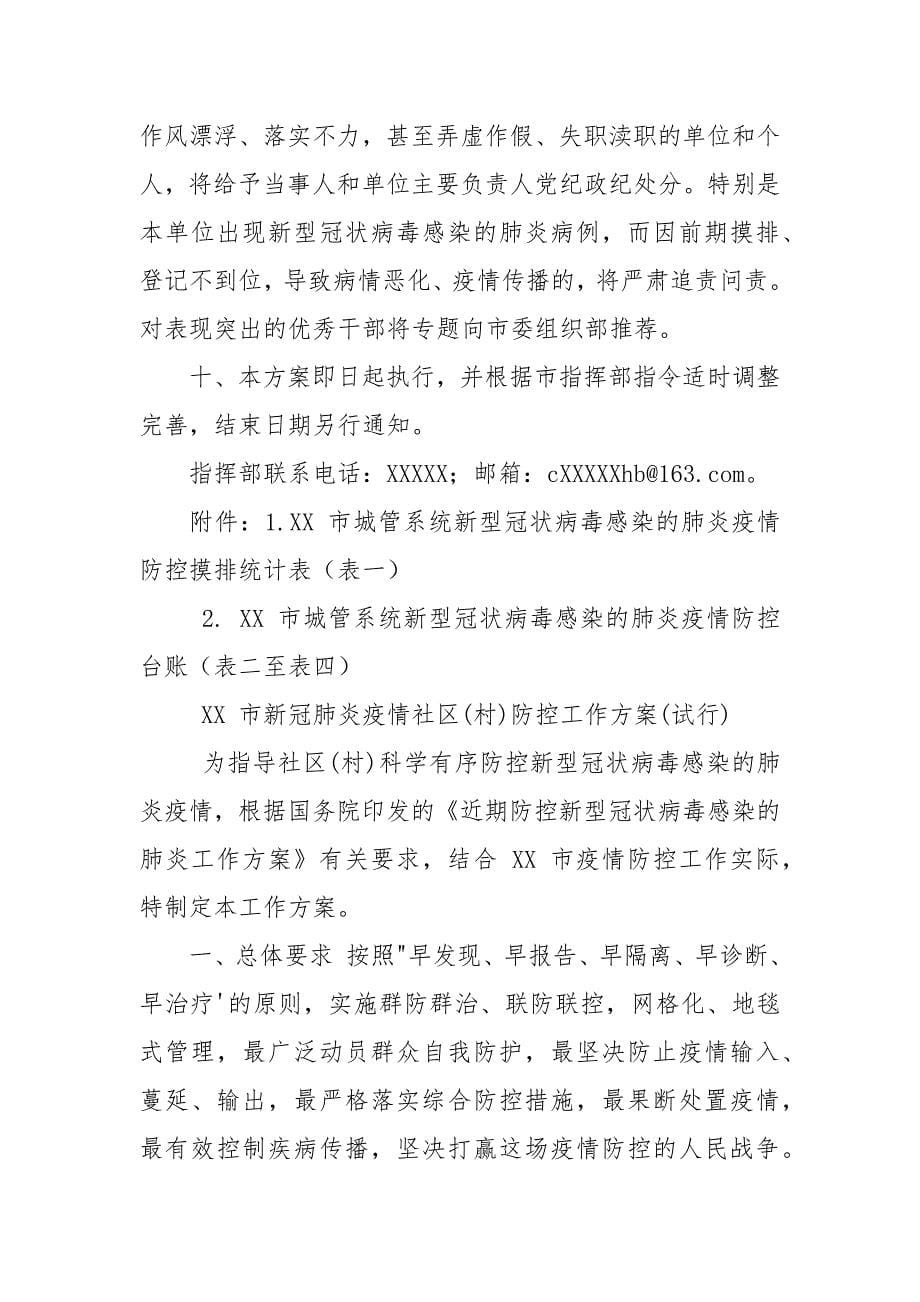 新冠肺炎疫情防控工作方案2021.docx_第5页