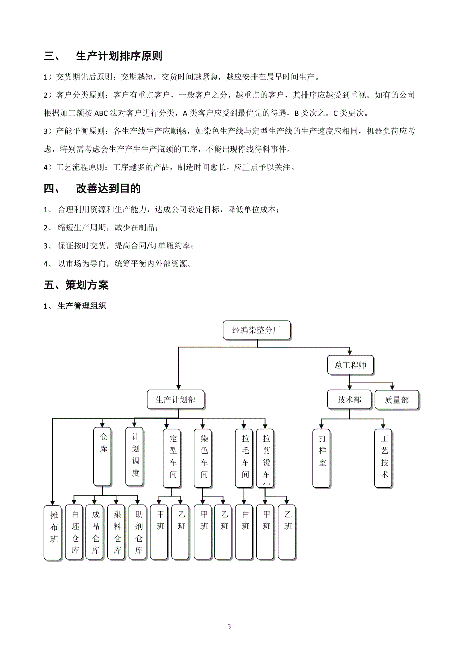 针纺染整生产计划管理系统策划方案 (2).doc_第3页