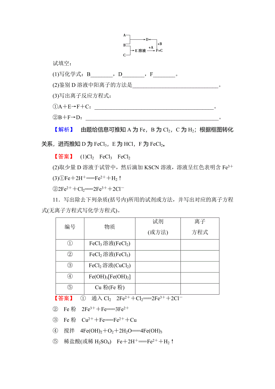 最新 高中化学鲁教版必修1学业分层测评：第2章 元素与物质世界13 Word版含解析_第4页