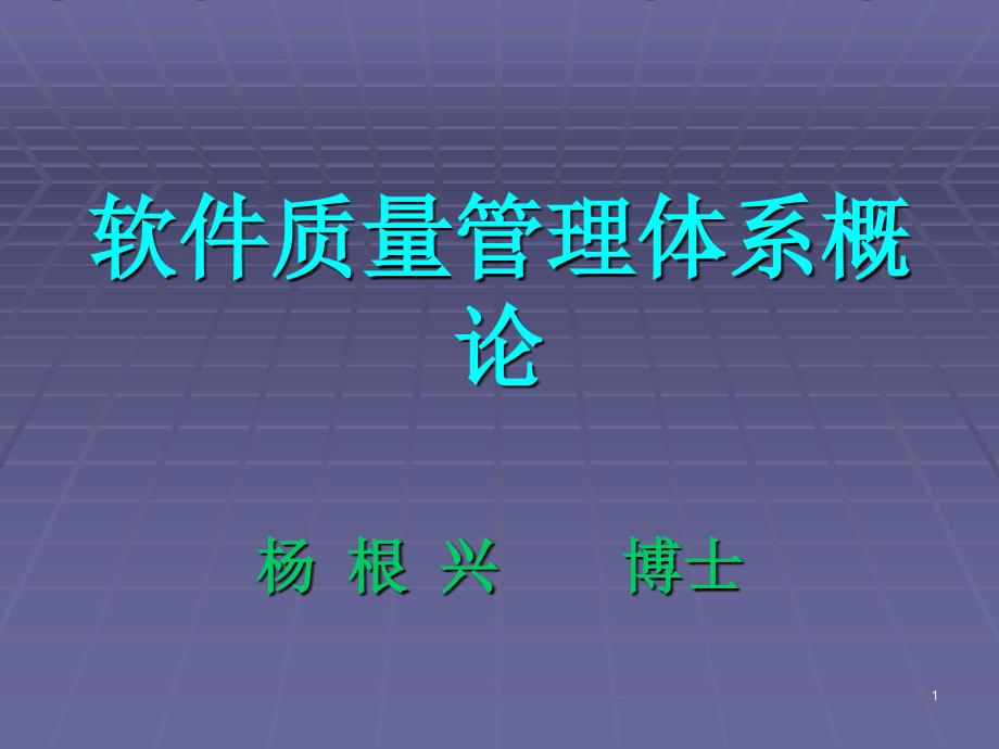 软件质量管理体系PPT_第1页