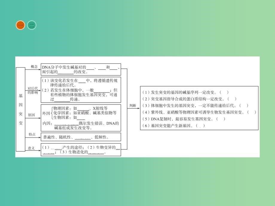 高中生物第5章基因突变及其他变异第1节基因突变和基因重组课件新人教版.ppt_第5页