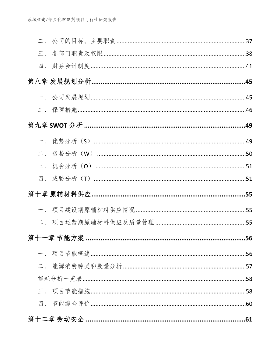 萍乡化学制剂项目可行性研究报告_参考模板_第3页