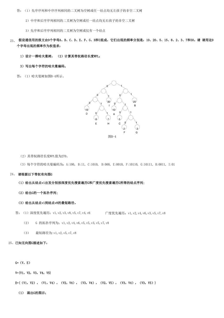 数据结构-综合复习资料_第5页