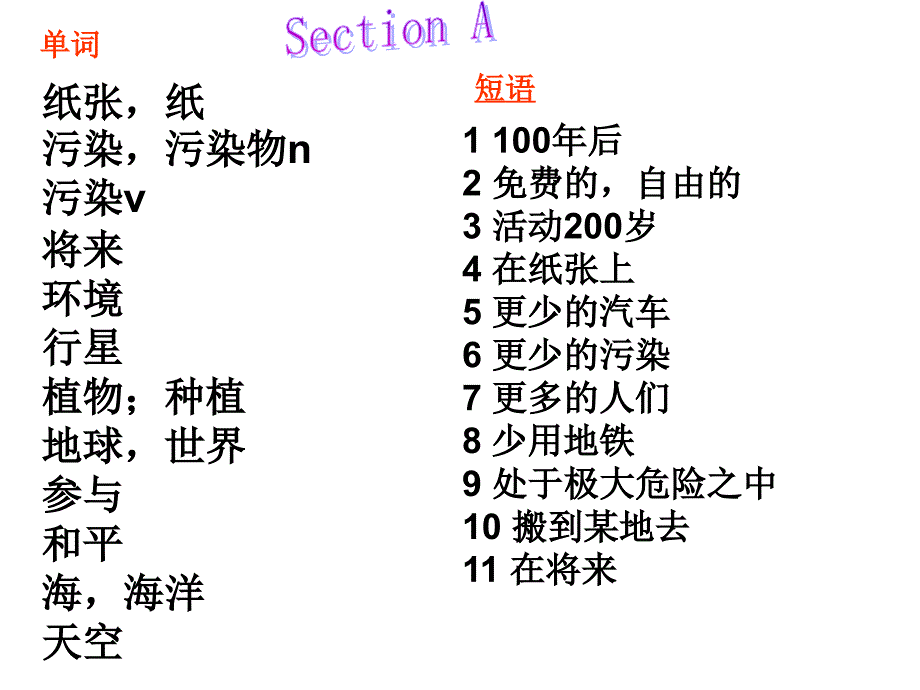 新目标八上Unit7知识点_第2页