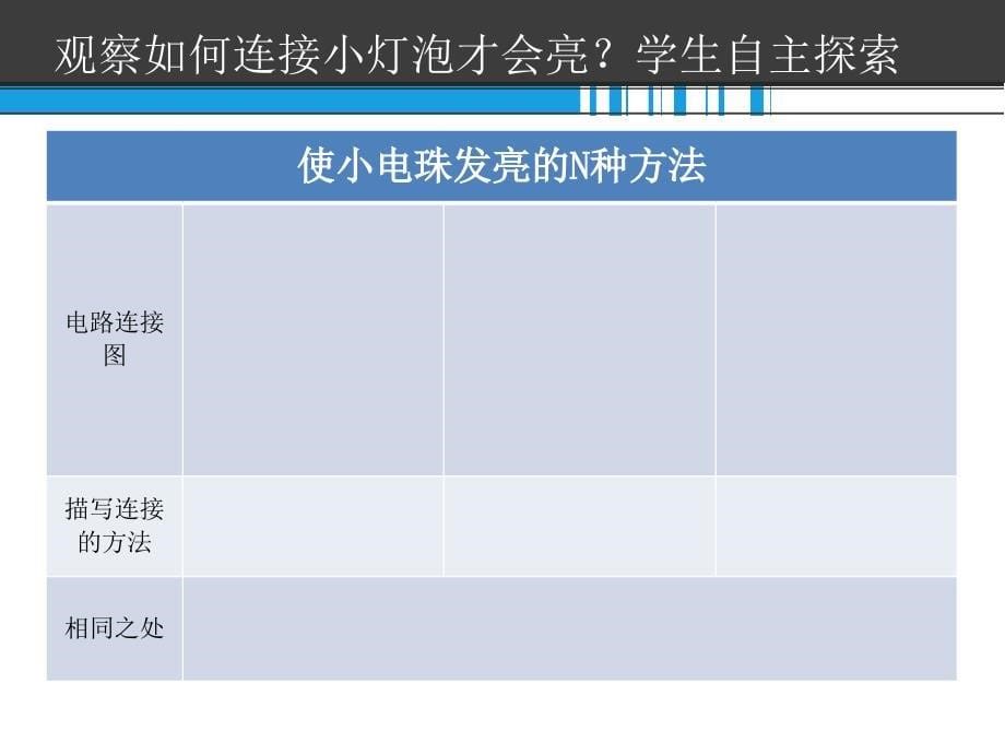 小学四年级下册科学-1.3简单电路-教科版(22张)ppt课件_第5页