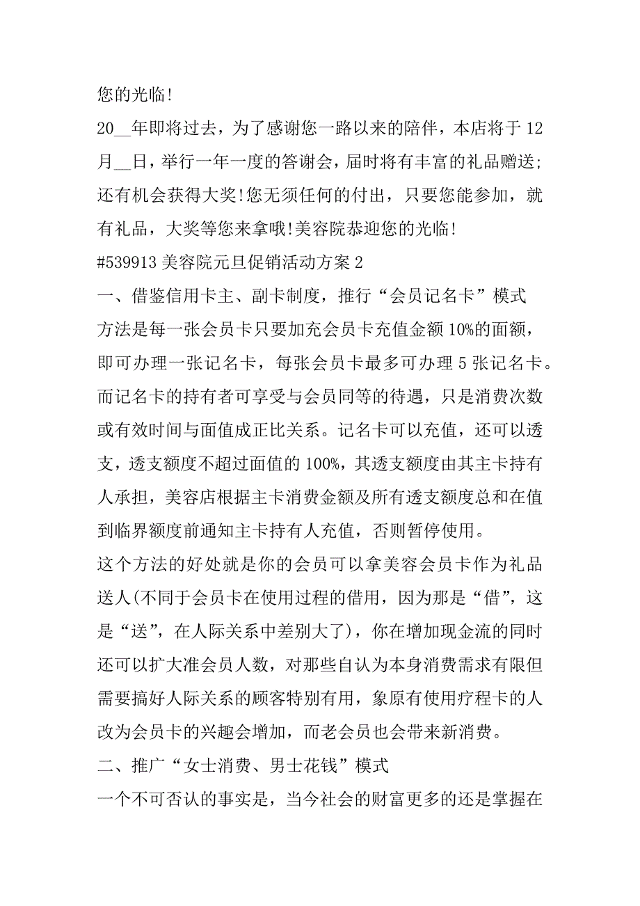 2023年美容院元旦促销活动方案（全文完整）_第4页