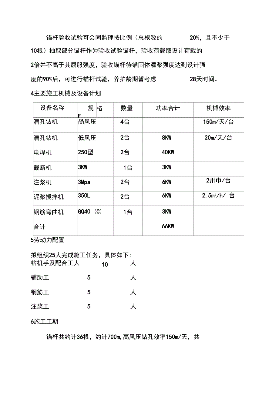 抗浮锚杆施工方案._第4页