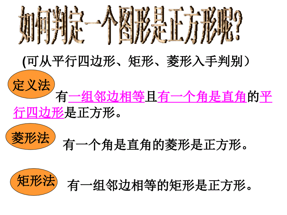 正方形的性质与判定习题课ppt课件_第3页