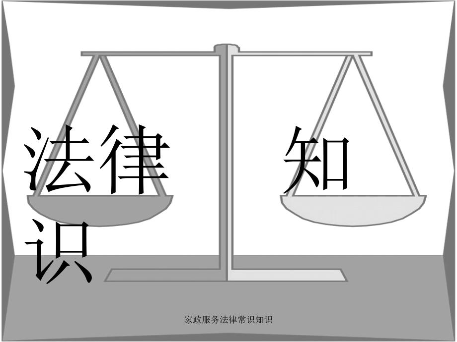 家政服务法律常识知识课件_第1页