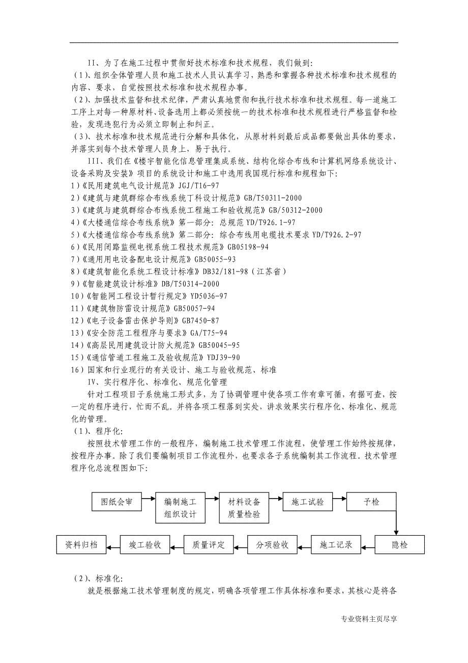 某公司楼宇智能化信息管理集成系统结构化综合布线和计算机网络系统设计设备采购及安装招标文件文档_第5页