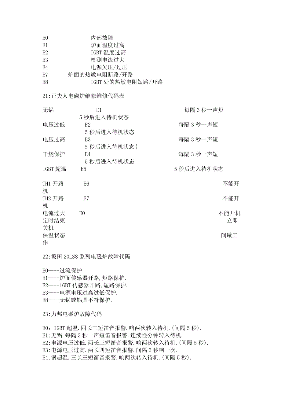 电磁炉故障代码表1.doc_第4页