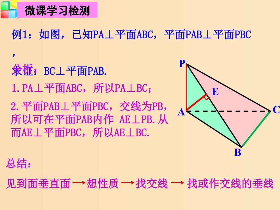 2018年高中数学 第一章 立体几何初步 1.6.2 垂直关系的性质课件4 北师大版必修2.ppt_第3页