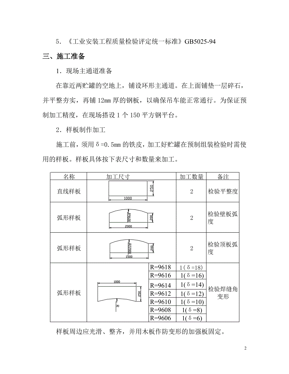 7万吨年PVC树脂技改项目液碱贮槽4000罐不锈钢拱顶施工方案.doc_第2页