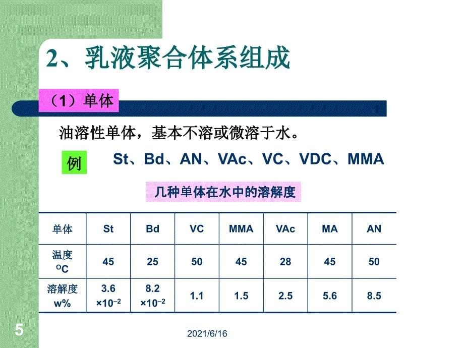 乳液聚合法制备聚醋酸乙烯酯制备_第5页