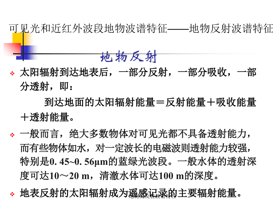 地物的反射波谱特性课件_第3页