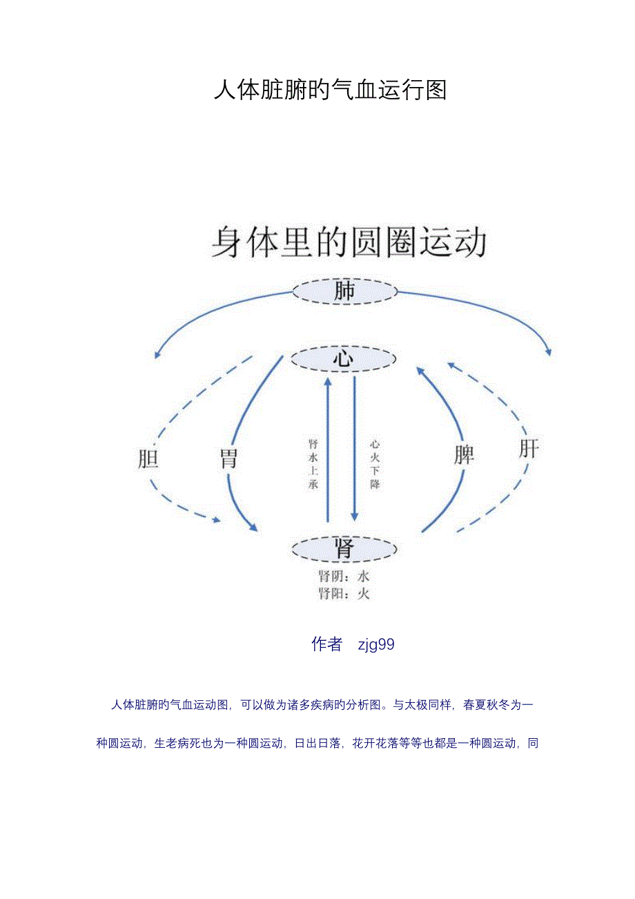 人体脏腑的气血运行图_第1页