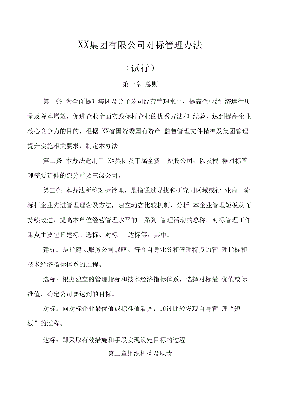 集团对标管理办法_第1页