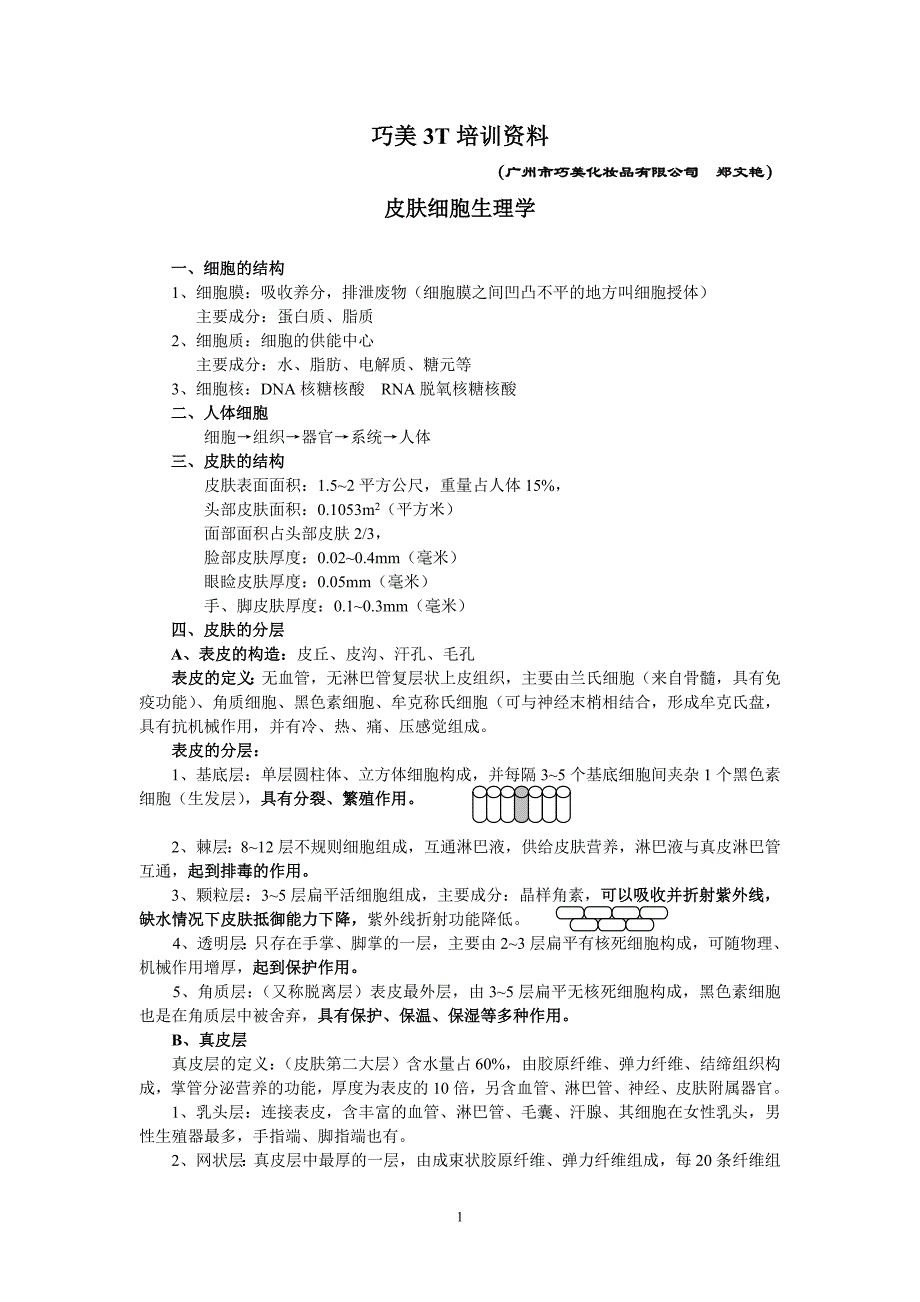 皮肤知识 导购技巧 顾客档案建立(广州巧美)_第1页