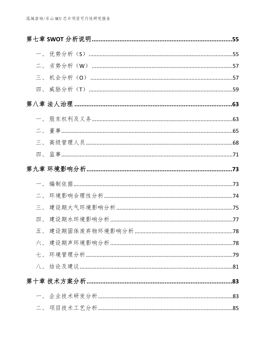 乐山MCU芯片项目可行性研究报告【模板范本】_第3页