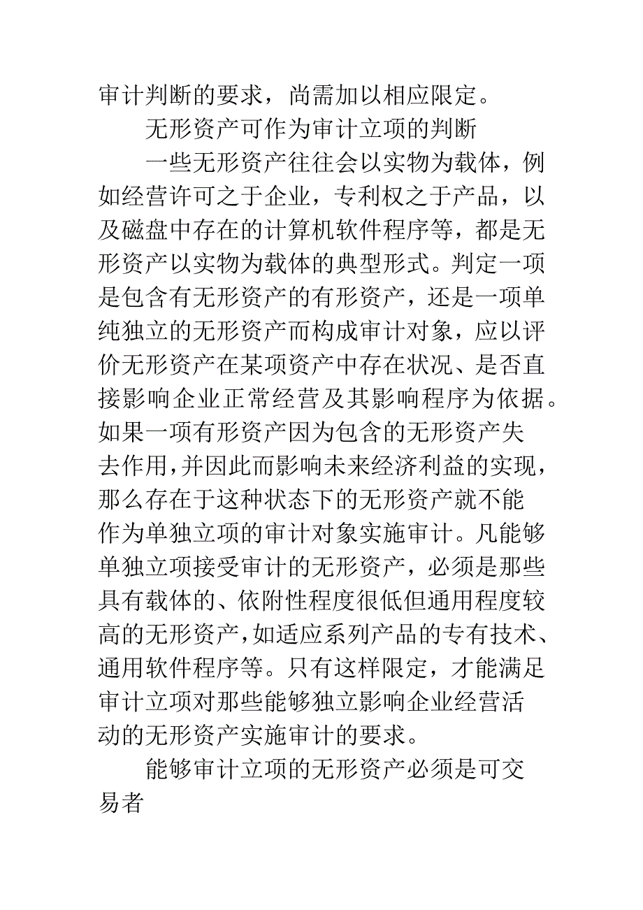 无形资产审计判断之探讨.docx_第2页