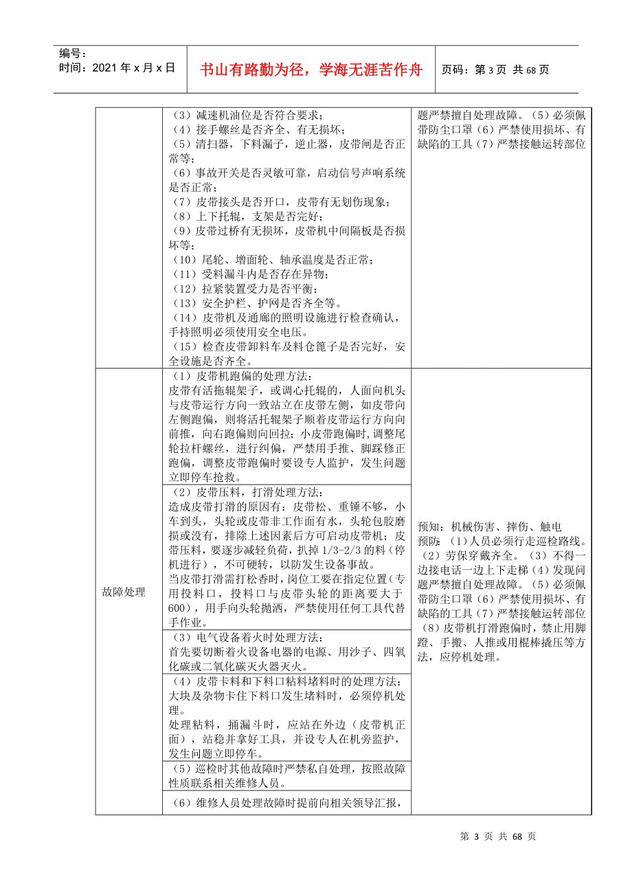 高炉卷扬岗位操作性SJP卡(安全工作程序)_第3页