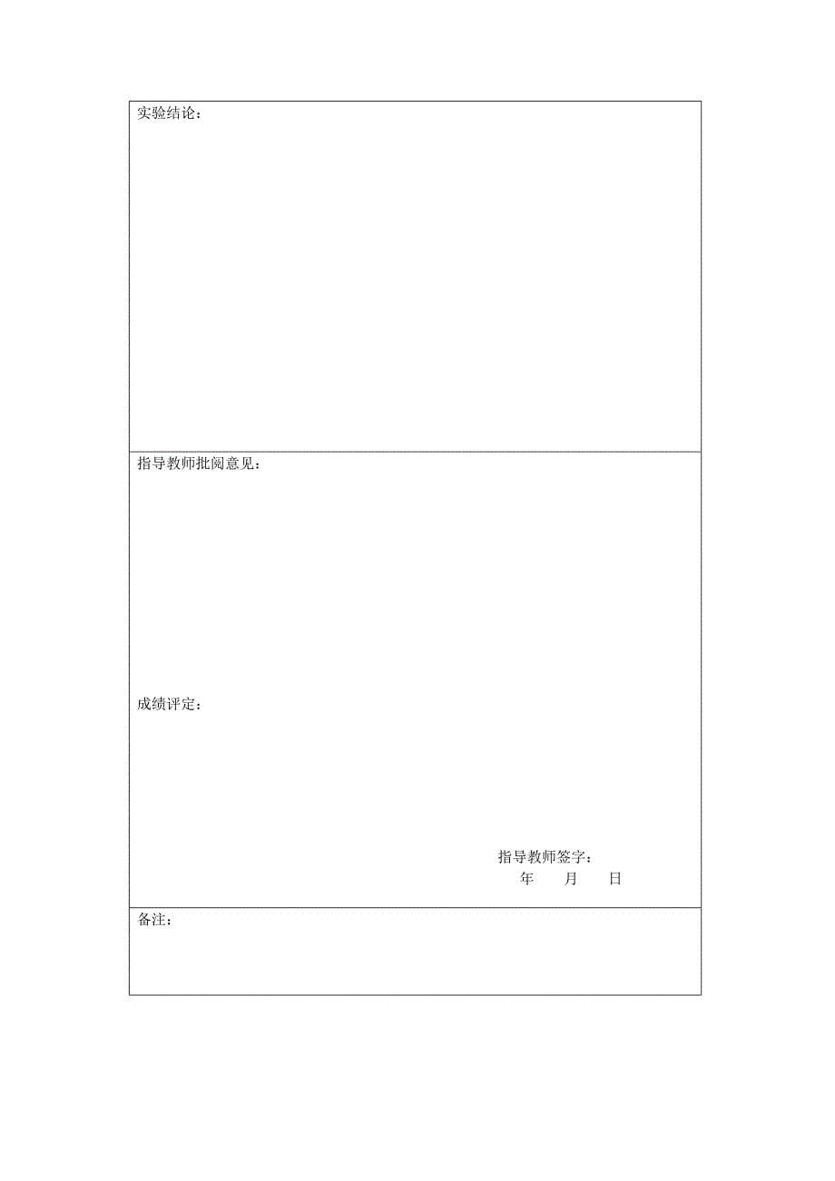 深圳大学实验报告模版_第5页