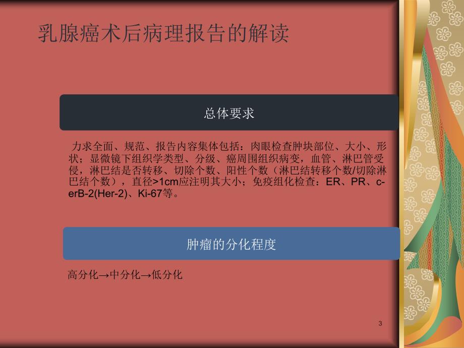 乳腺癌术后病理报告的解读ppt课件_第3页