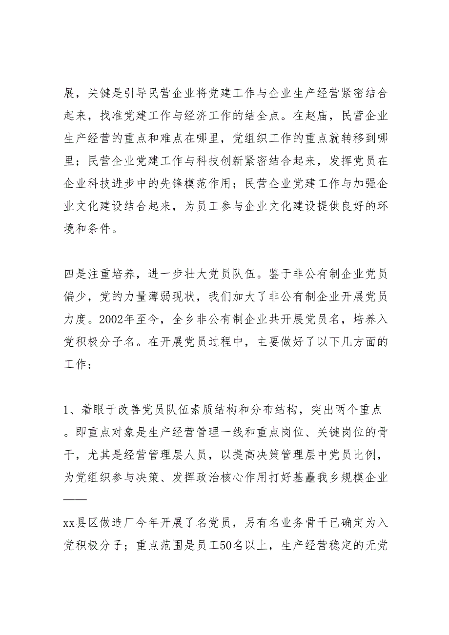 2023年乡非公有制经济党建工作汇报总结.doc_第4页