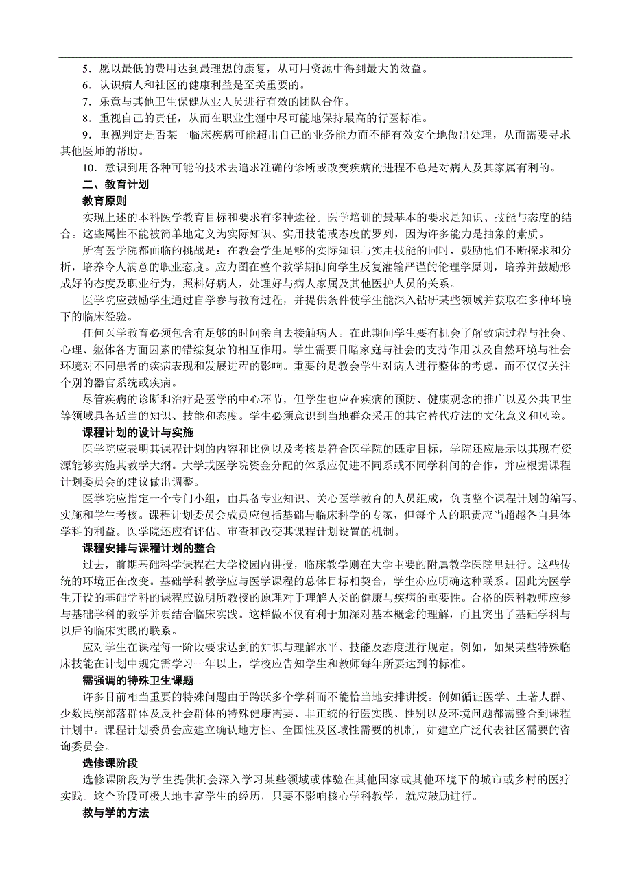 Bxwnooe世界卫生组织西太平洋地区本科医学教育质量保障指南_第4页