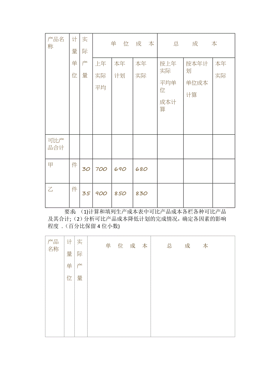 成本会计形考作业6答案_第4页