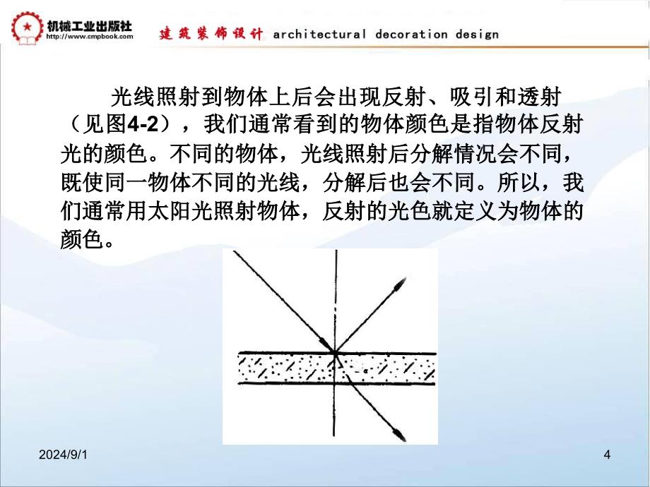 建筑装饰设计朱吉顶 第章 色彩新_第4页