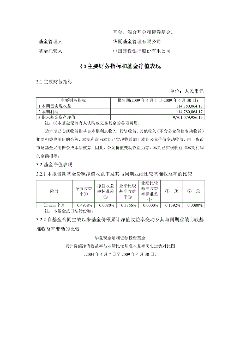 华夏现金增利证券投资基金第2季度报告_第3页