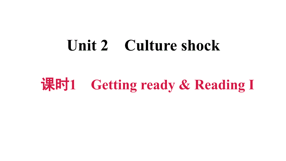 牛津深圳版九年级下册英语课件 Unit 2课时1 Getting ready &amp; ReadingⅠ_第1页