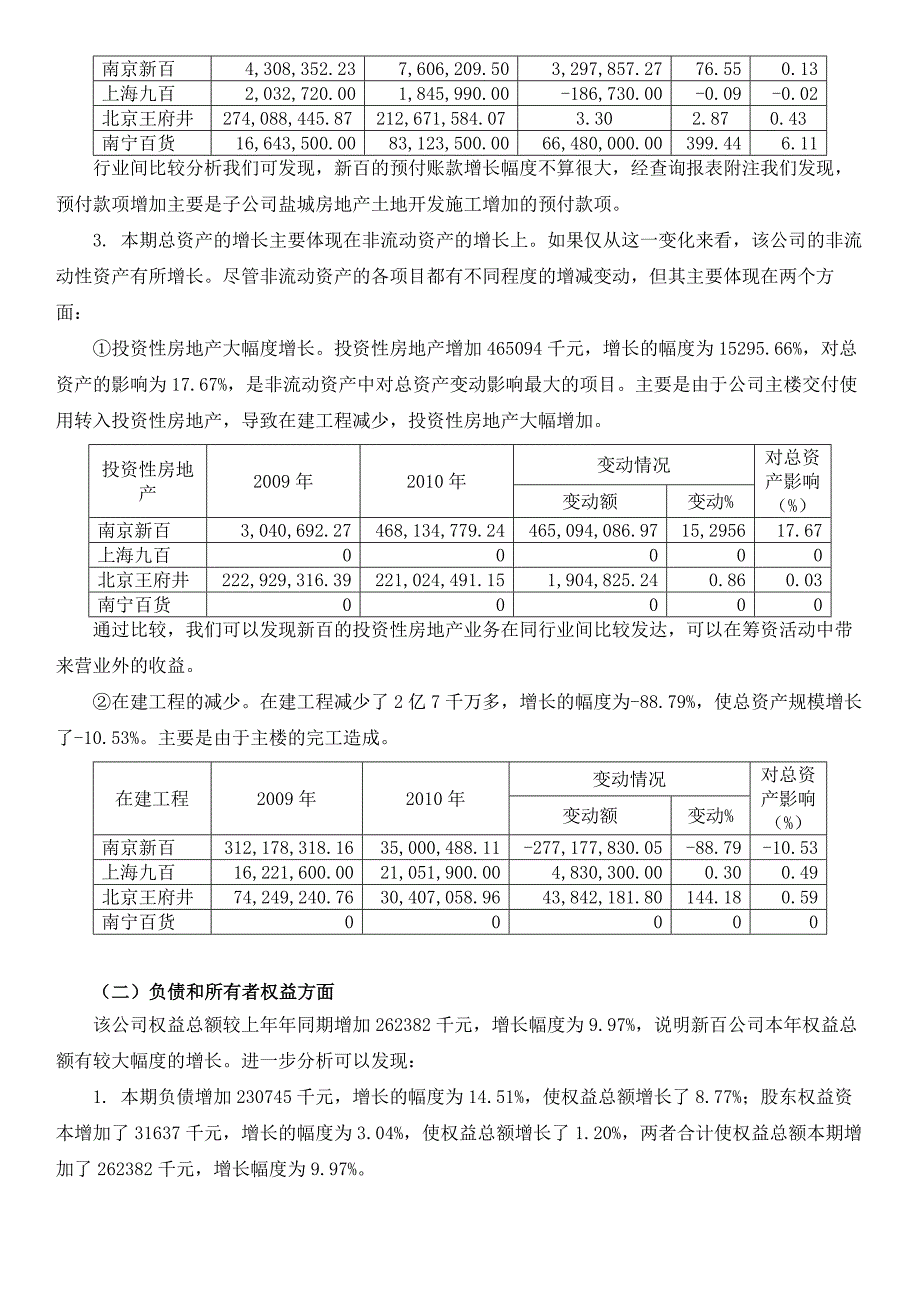 新百公司财务报表分析_第4页